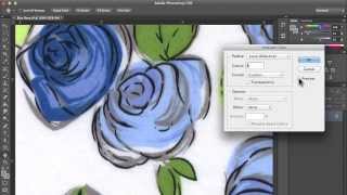 Photoshop for Textiles Noise Trick [upl. by Odlonra]