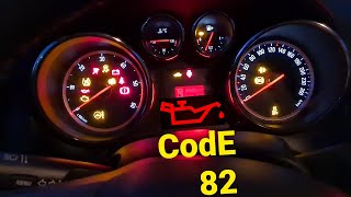 CodE 82 Reset Oil Service Interval  OPEL VAUXHALL Astra Mokka Insignia Meriva [upl. by Nazus]