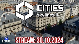 Cities Skylines II  France Region Pack a mody  30102024 [upl. by Natanhoj]