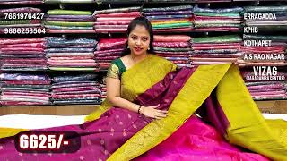 Latest Lightweight pattu saree Collection  Episode51891  Vigneshwara Silks pattulightweight [upl. by Eanil]