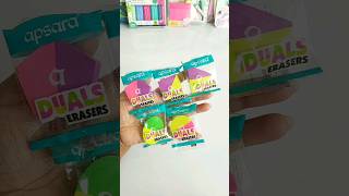 Apsara DUALS Eraser Review 😲 shorts stationery schoolsupplies [upl. by Copeland]