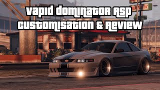 NEW Dominator ASP Customisation amp Review  New DLC Car Customisation  GTA 5 Online Tuners DLC [upl. by Spark130]