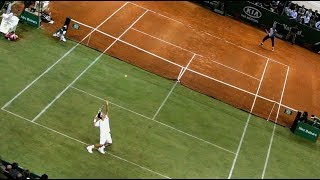 Rafael Nadal vs Roger Federer  Battle of Surfaces 2007 Highlights HQ [upl. by Naujd]