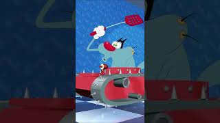 The turkey comes to life wtf Shorts oggy  Cartoon for kids [upl. by Otis338]