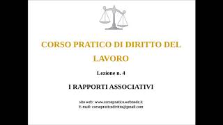 4 I RAPPORTI ASSOCIATIVI [upl. by Langley]