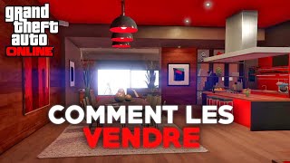 ASTUCE  COMMENT VENDRE SON APPARTEMENT SUR GTA V ONLINE [upl. by Llerdnek]