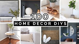 100 DIY HOME DECOR IDEAS amp PROJECTS  AFFORDABLE amp AESTHETIC [upl. by Froma]