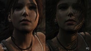 Tomb Raider PS3 vs PC Comparison Video [upl. by Lundt]