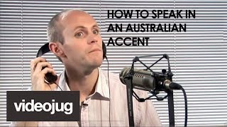 How To Speak With An Australian Accent [upl. by Hgielsel228]