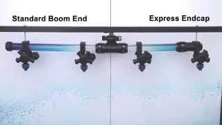 Express End Cap Vs Standard Boom Comparison Video [upl. by Lorenza224]