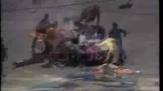 Michael Waltrip crash Bristol 1990 [upl. by Eshman]