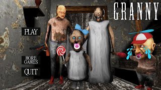 Playing New Secret Granny Family Mode Animation Full Gameplay 4 [upl. by Roddie867]