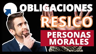 ✅ Principales obligaciones fiscales RESICO Personas Morales [upl. by Stine]