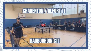 NATIONALE 3  CHARENTONALFORT TT vs HAUBOURDIN CTT [upl. by Oigimer]