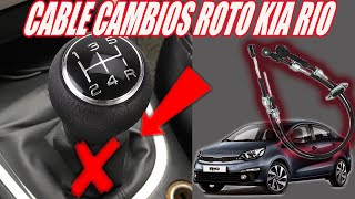 KIA RIO INCREIBLE FALLA EN PALANCA DE CAMBIOS [upl. by Studnia371]