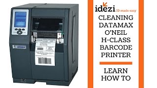 Cleaning The Datamax ONeil H Class Barcode Printer  Learn  Idezi quotID Made Easyquot [upl. by Acilgna]