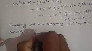 BESSEL FUNCTION IN INTEGRAL FORM [upl. by Asiel]