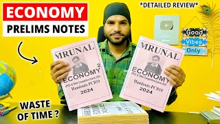 Mrunal Patel Economy Notes Review 2024 🔥 Economy Notes for UPSC  Mrunal Sir PCB 10 Notes [upl. by Nitaf42]