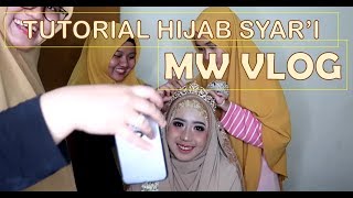 MWedding vlog 5  TUTORIAL HIJAB SYARI MODIFIKSI ADAT SUNDA [upl. by Moriyama]