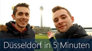 Düsseldorf in 5 Minuten  Reiseführer  Die besten Sehenswürdigkeiten [upl. by Aneehsit386]