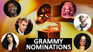 Nominees  Grammy Awards 2022 [upl. by Arateehc]