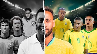 15 MAIORES JOGADORES BRASILEIROS DA HISTÓRIA DO FUTEBOL [upl. by Ettinger458]