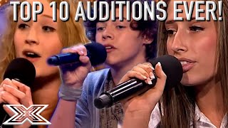 TOP 10 X Factor UK Auditions EVER  X Factor Global [upl. by Elsilrac]