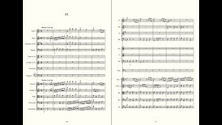 JSBach  quotItalian Concertoquot 3rd Movement Arrangement for Orchestra【ScoreVideo】 [upl. by Erny]