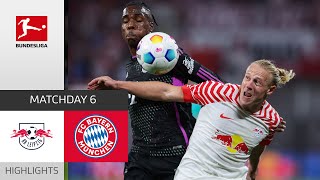 Dramatic Comeback  RB Leipzig  Bayern München 22  Highlights  Matchday 6 – Bundesliga 202324 [upl. by Yokum59]