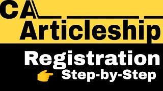 CAArticleship registration onlineSSP Portal Step by Step [upl. by Yeorgi]