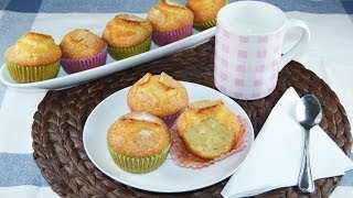 Cómo hacer magdalenas de nata en casa receta fácil y rápida [upl. by Esital]