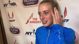 Jemma Reekie after breaking British mile record at Millrose [upl. by Darcey]