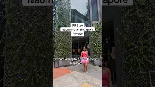 Luxe Hotel in Singapore  Naumi Hotel 💖🇸🇬 travel [upl. by Ury826]