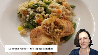 Loempia recept  Zelf loempia maken  NLBE  Plezier in de Keuken [upl. by Aymer]