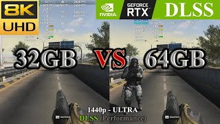 32GB vs 64GB Ram Gaming 1080p 1440p 4K Call of Duty® Warzone™ 20 PC Multiplayer Gameplay Benchmark [upl. by Nohj]