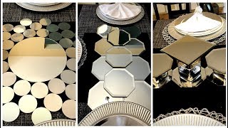 Dollar Tree DIY  Mirrored Table RunnersCenterpieces [upl. by Rufford]