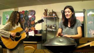 Dizzi Dulcimer and Barbara J Hunt rehearse quotThe BullHang Songquot [upl. by Eissim]