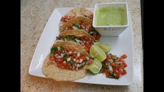 TACOS DE CARNE ASADA [upl. by Dlnaod511]