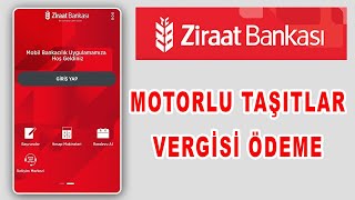 Ziraat Mobil MTV MOTORLU TAŞITLAR VERGİSİ Ödeme MTV Nasıl Ödenir [upl. by Llien647]