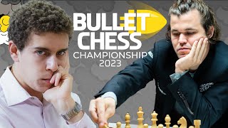 Magnus Carlsen vs Daniel Naroditsky  Full Match  Bullet Chess Championship 2023 [upl. by Anaicul559]