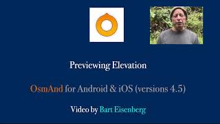 Previewing Elevaton OsmAnd for Android amp iOS versions 45 [upl. by Emarej]