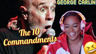 I dont judge 🤷🏽‍♀️ George Carlin  The 10 Commandments Reaction  ImStillAsia [upl. by Yatnoed]