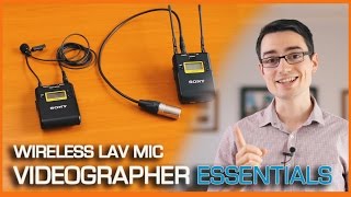 Wireless Lavalier Microphone for video production  Audio recording tips  Sony UWP D [upl. by Emiatej]