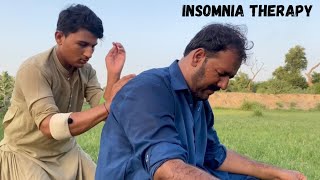 ASMR  Soothing Massage Therapy For INSOMNIA Relaxing Head n Back Massage 💆 [upl. by Adnim]