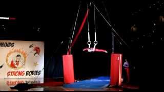 Girl on Gymnastics Rings  My April 2014 Routine [upl. by Gipps705]