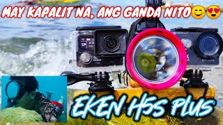 EKEN H5S PLUS actioncamera Review  Kapalit ng Nasira kong Camera ANG GANDA  Drins Adventure [upl. by Lipson]