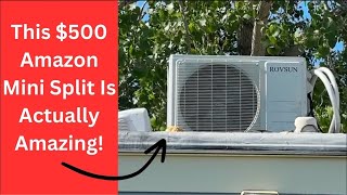 ROVSUN Mini Split Review  Upgrade Full Time RV Air Conditioning to Mini Split on a Budget [upl. by Notled777]