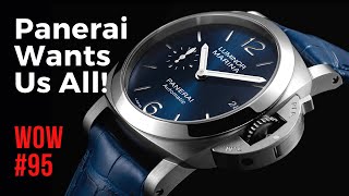 The 40 mm Panerai Luminor Marina Quaranta  Watch of the Week Review 95 [upl. by Saraann33]