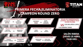 PRIMERA FECHA ELIMINATORIA CAMPEÓN ROUND ZERO [upl. by Sanford680]