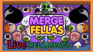 MERGE FELLAS ao vivo LIVE RELÂMPAGO 🌩️ MERGEFELLAS LIVESHORTS [upl. by Egon981]